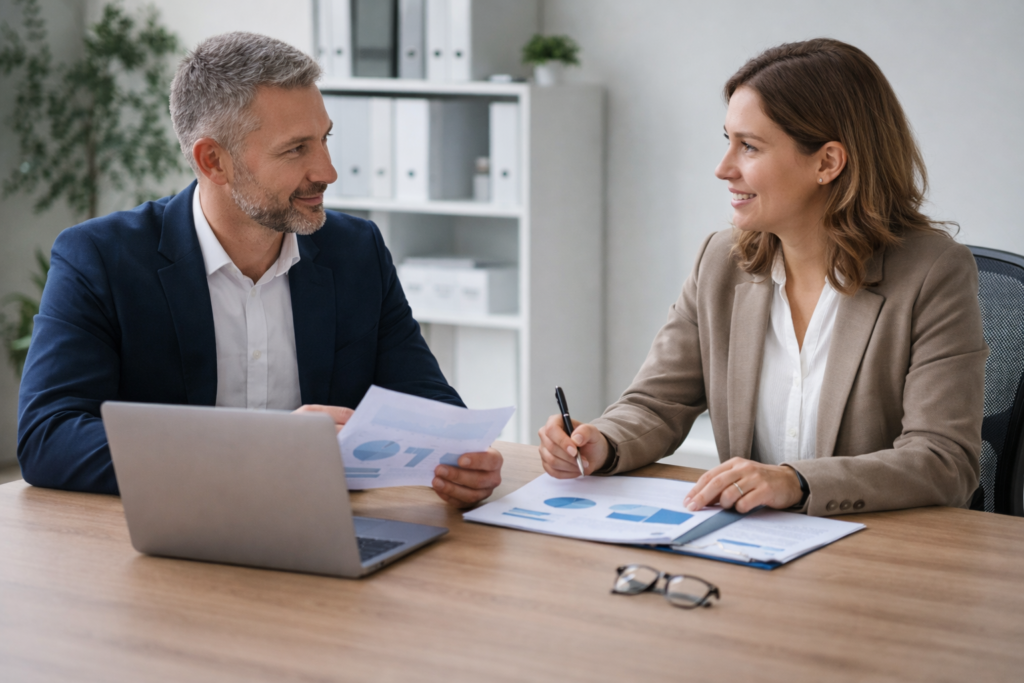 Equipo de Fluido Finanzas trabajando en conjunto